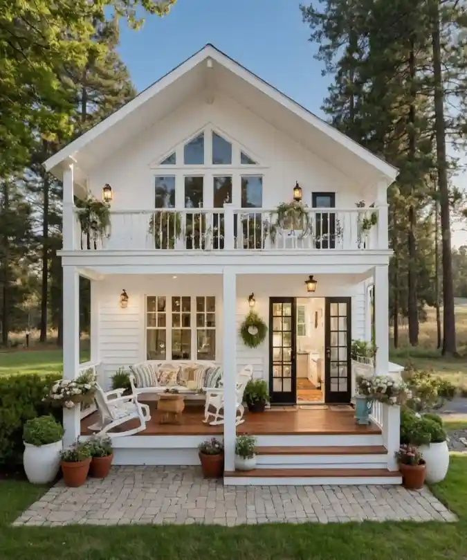 Dual-Level Outdoor Oasis