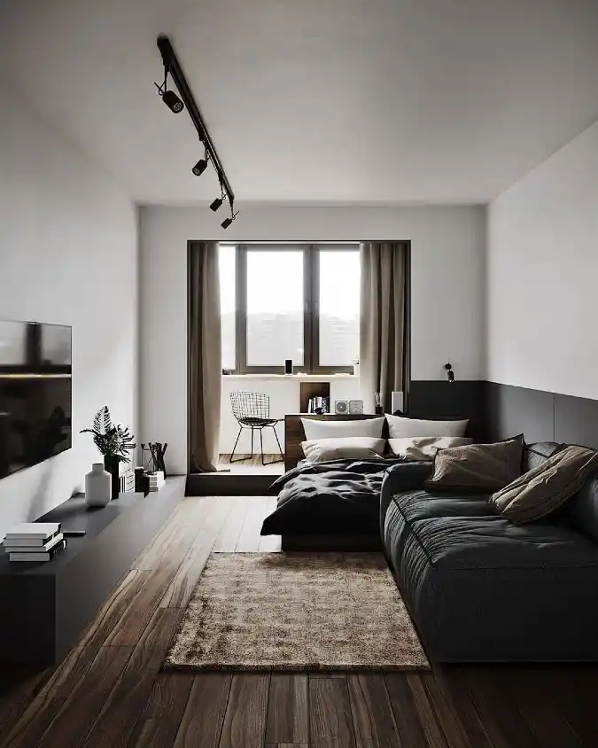 Floating Bedroom Zoning Studio